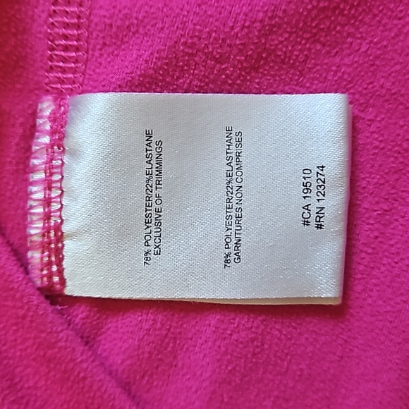 Lolë Long-sleeved Athletic Quarter Zip Pullover Top Fushia Pink, Sz Small - Picture 6 of 11
